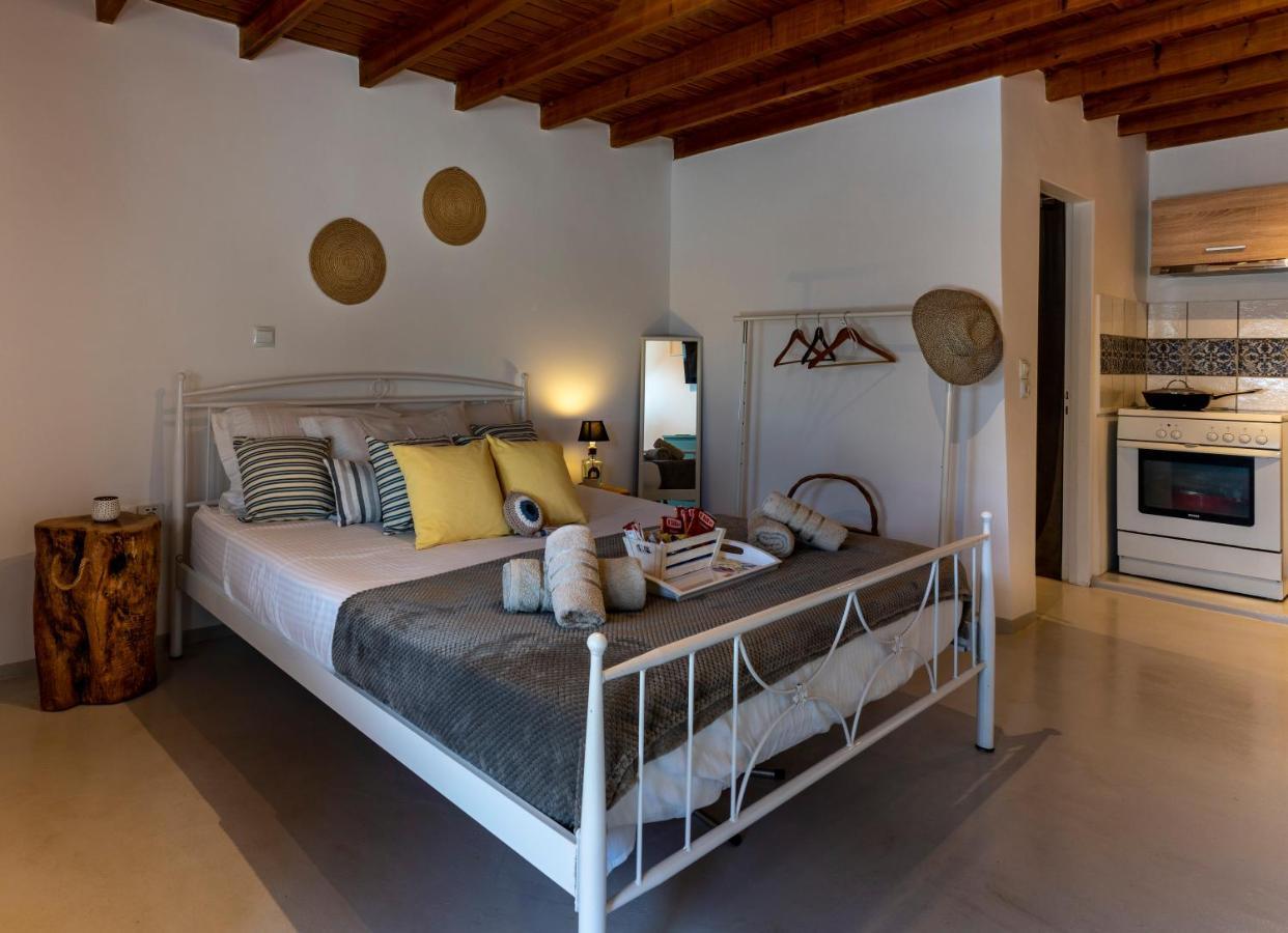 Mykonian Studio Angelo Apartment Ano Mera Exterior foto